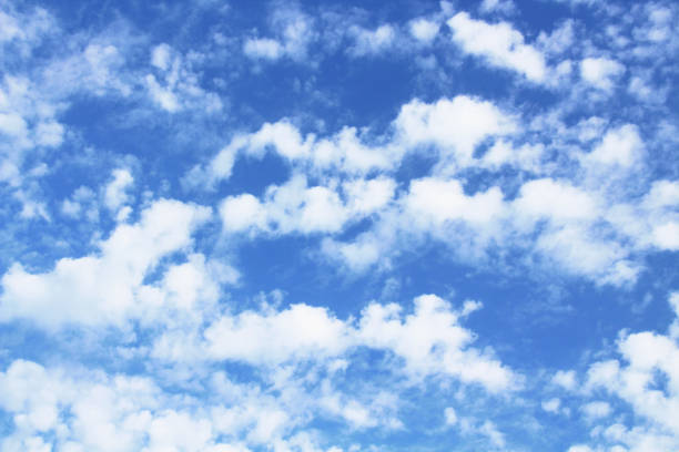 Beautiful blue sky and white cumulus clouds. Background. Texture. Landscape. Beautiful blue sky and white cumulus clouds. Background. Texture. Landscape. stratosphere meteorology climate air stock pictures, royalty-free photos & images