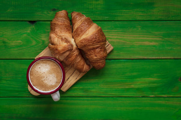 Coffee and croissant