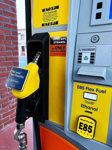 An E85 Gas Pump (Flex Fuel).