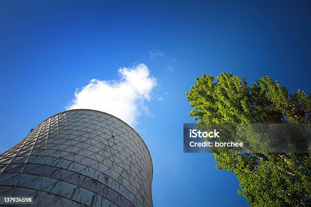 Foto de Usina Elétrica e mais fotos de stock de Arquitetura - Arquitetura, Azul, Carvão