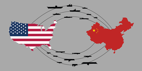 War between both country (China and USA)