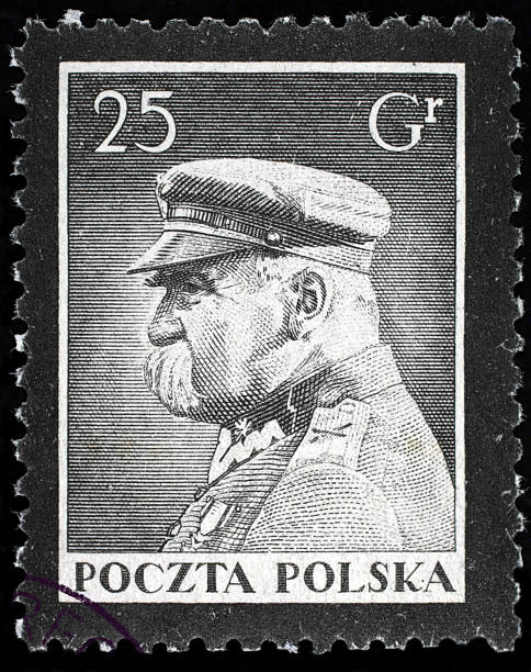 istock Pilsudski on polish postal stamp 137936926