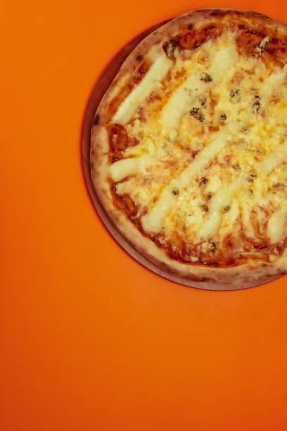 Pizza Catalog background single color