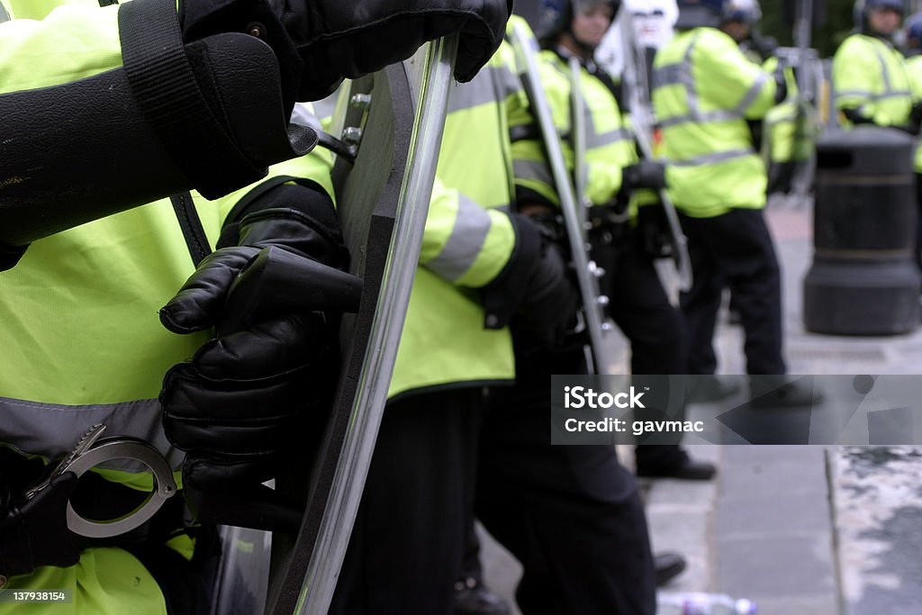 Nessun modo attraverso - Foto stock royalty-free di Forze di polizia