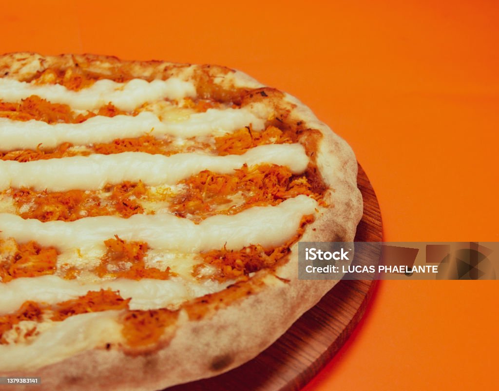 Pizza Catalog Background Single Color Stock Photo Download Image Now