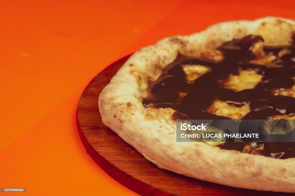 Pizza Catalog Background Single Color Stock Photo Download Image Now