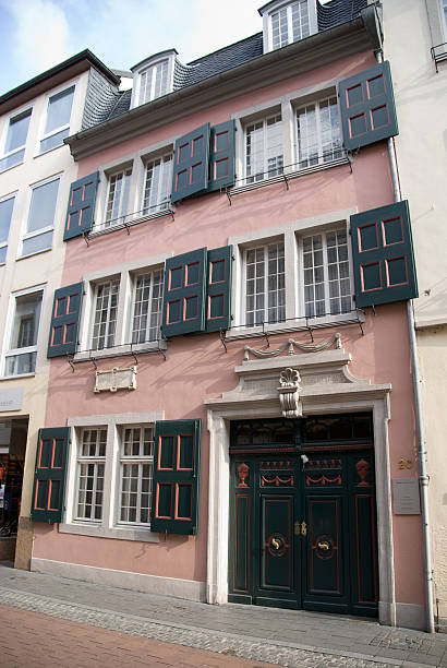 Ludwig van Beethoven - House of birth The house of birth of Ludwig van Beethoven in Bonn, Germany. ludwig van beethoven photos stock pictures, royalty-free photos & images