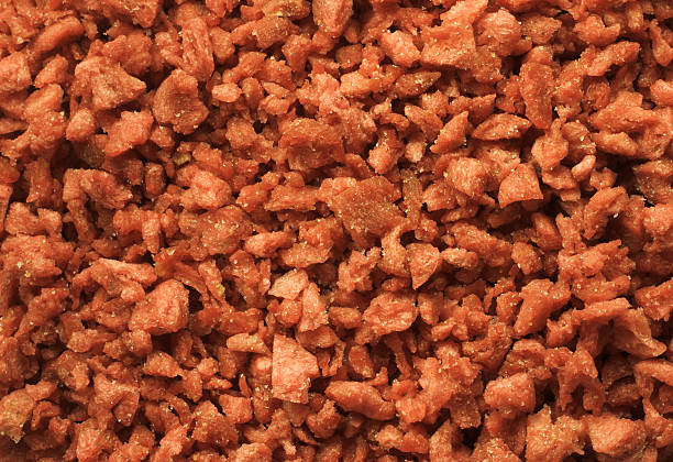 bacon bits closeup macro shot of bacon bits drill bit stock pictures, royalty-free photos & images