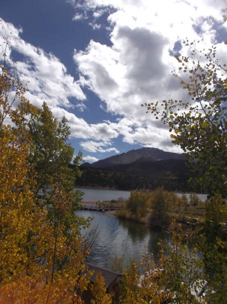 istock Pikes Peak from Crystal Lake 1379421272