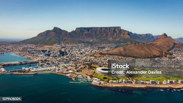 Cape Town From Above Stock Photo - Download Image Now - Cape Town, City, Waterfront