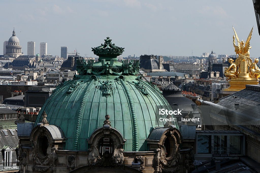 Ópera Garnier, Paris - Foto de stock de Telhado royalty-free