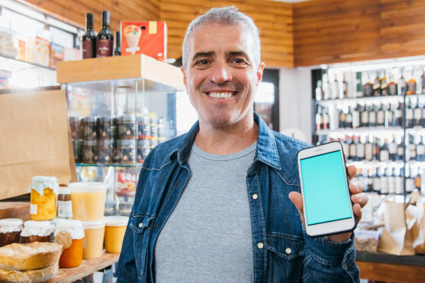 istock Contactless payment at convenience store 1379491229