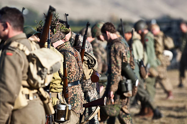 istock Row Of Soldier 137949209