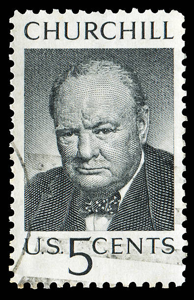 チャーチル stamp - winston churchill ストックフォトと画像