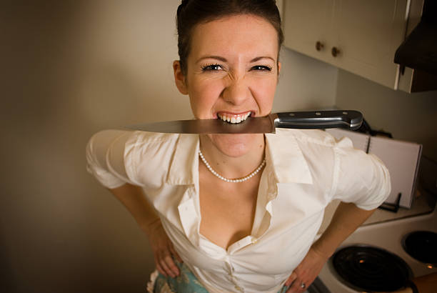 Domestic goddess stock photo