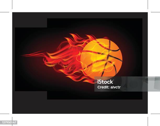 Basketball Poster Stock Illustration - Download Image Now - Basketball - Ball, Basketball - Sport, Black Color