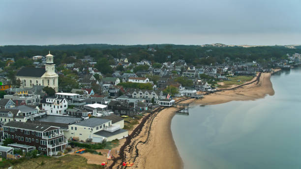 istock Beach Front in Provincetown, Massachusetts - Aerial 1379524555