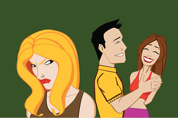 Jealous Graphics 710+ Couple Jealousy Stock Illustrations, Royalty-Free Vector Graphics ...