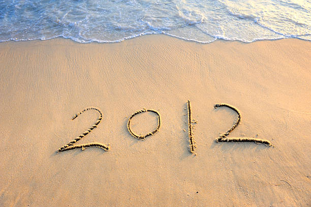 istock number 2012 on the beach of sunrise 137954848