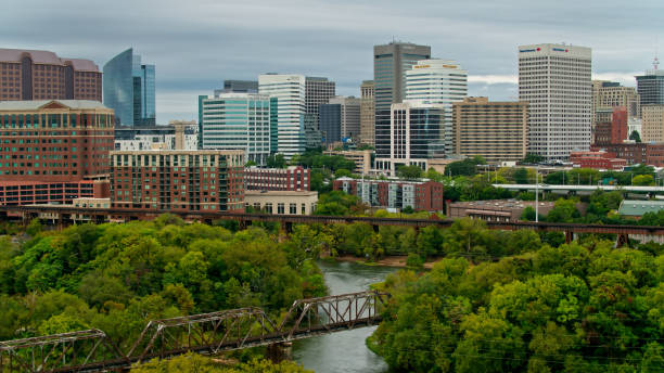 istock Downtown Richmond, Virginia - Aerial 1379553662