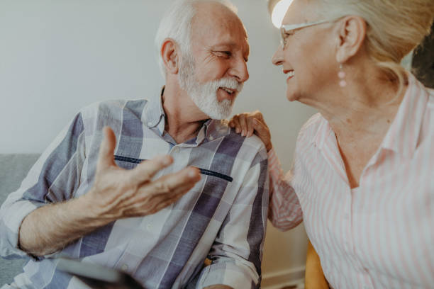 istock Senior couple online 1379554222