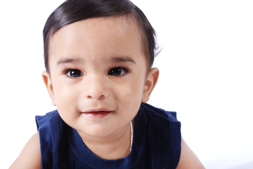Cheerful Indian Cute Baby