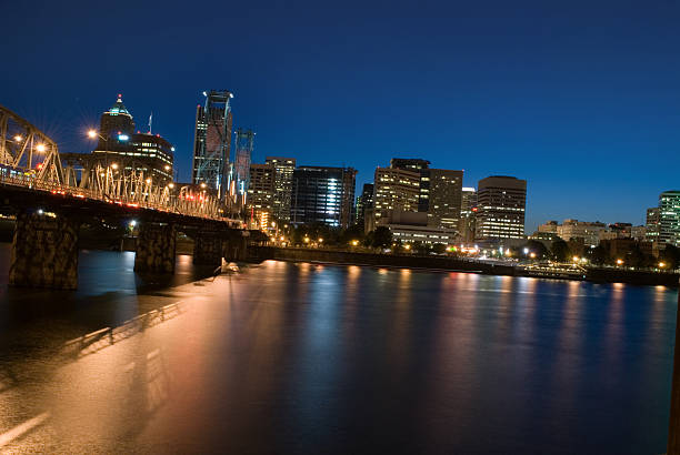 istock Portland City at night 137961628