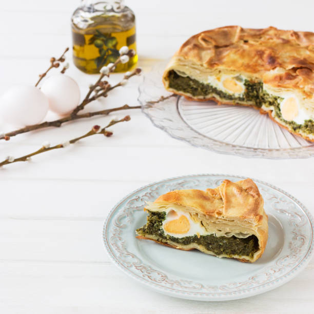 istock Pasqualina tart typical italian easter. 1379623220