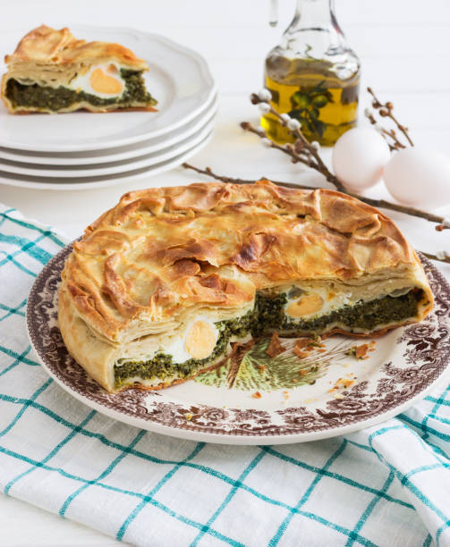istock Pasqualina tart typical italian easter. 1379623221