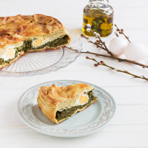istock Pasqualina tart typical italian easter. 1379623223