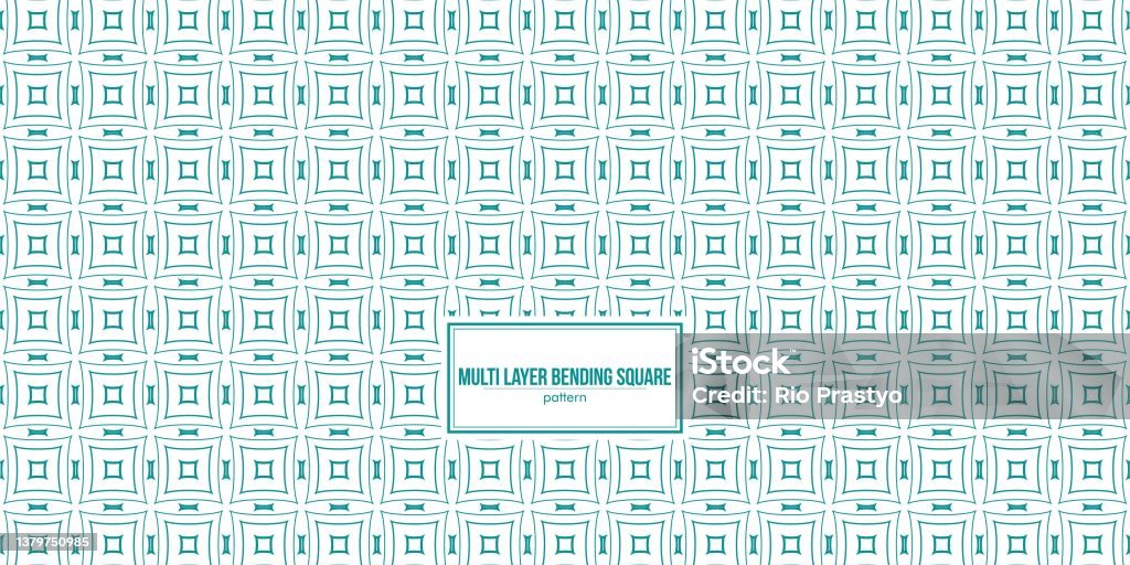 Layered Square Patterns Multi Layer Bending Square Pattern Stock Illustration - Download Image ...