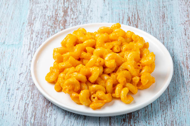 Mac and cheese, typical American food.