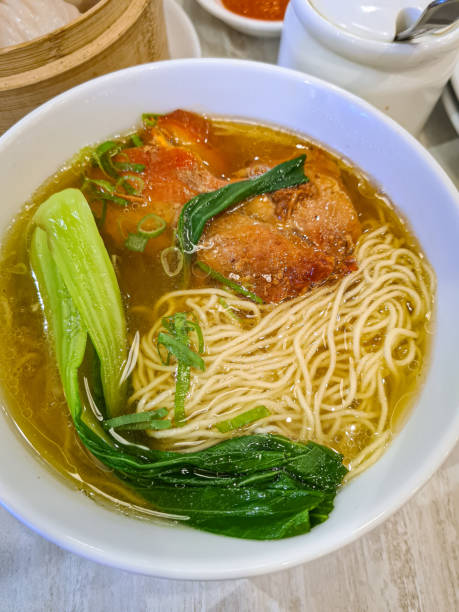 Noodle Soup stock photo