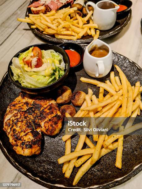 Steak Sizzler Stock Photo - Download Image Now - Barbecue - Meal, Beef, Chicken Breast