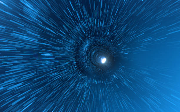 istock Wormholes and glowing tunnels, 3d rendering. 1379804185