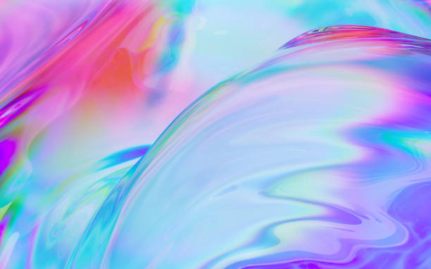 istock Abstract gradation of glass, 3d rendering. 1379810348