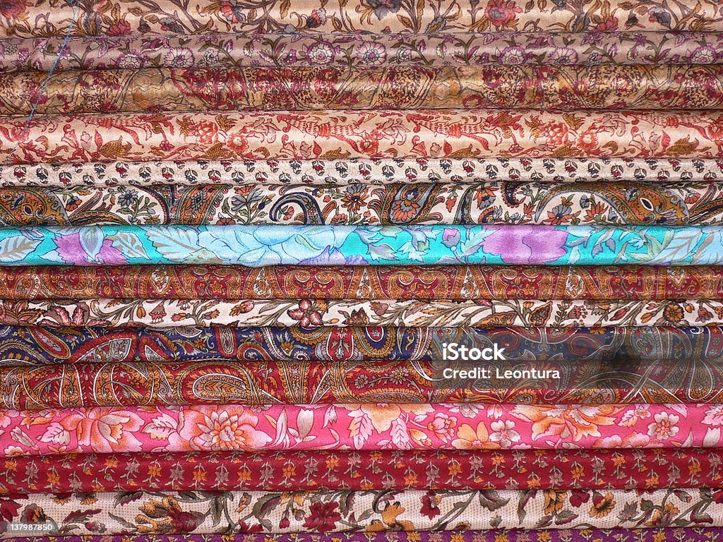 Saris - Lizenzfrei Bunt - Farbton Stock-Foto