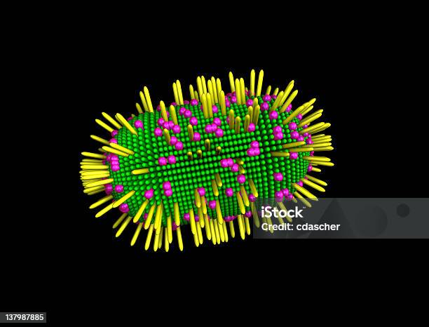 Flu Virus Stock Photo - Download Image Now - Cold Virus, Digitally Generated Image, Fever