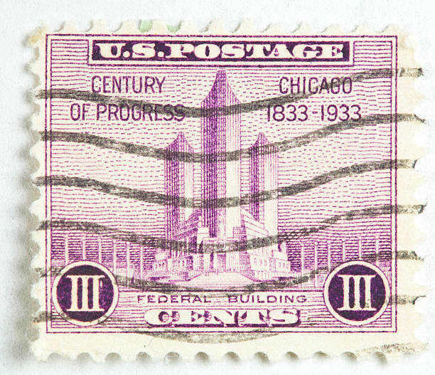 istock Chicago a Century of Progress Postage Stamp 1933 137988256