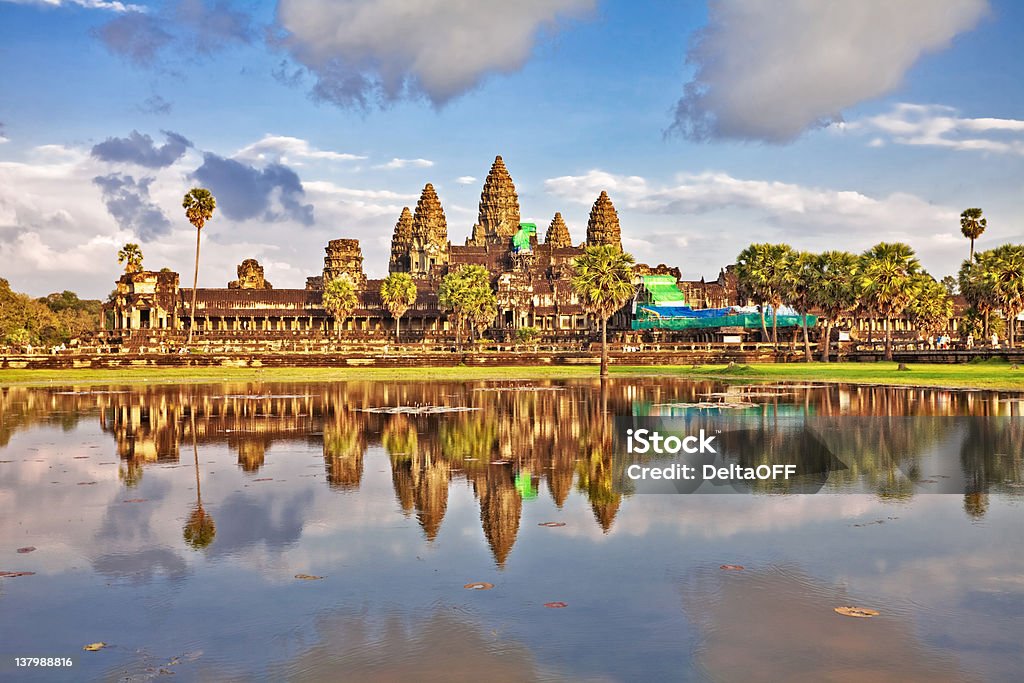 Temple d'Angkor Vat - Photo de Angkor libre de droits
