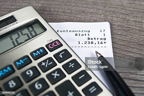 Financial Data Stock Photo - Download Image Now - Analyzing, Ballpoint Pen, Bank Account