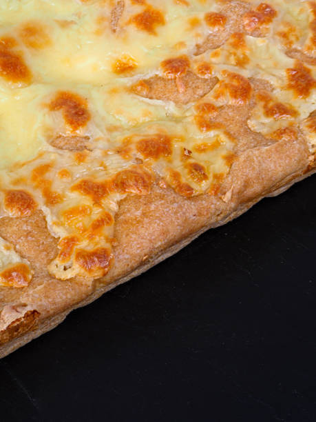 istock focaccia with mozzarella cheese italian organic spelt  flat bread with mozzarella organic cheese 1379903267