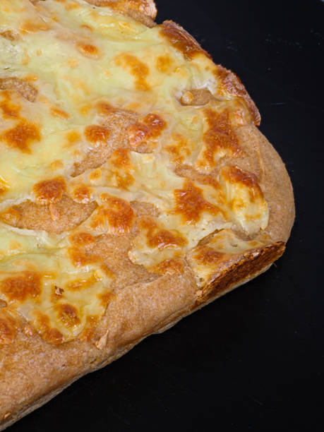 istock focaccia with mozzarella cheese italian organic spelt  flat bread with mozzarella organic cheese 1379903270