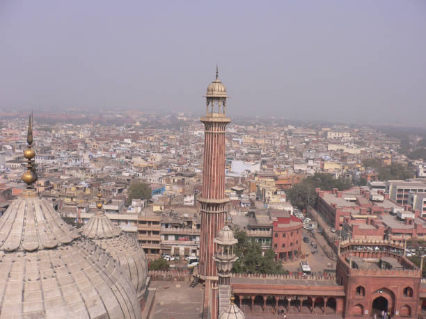 istock View of a Mosque (Jama Masjid) and Delhi 137990416