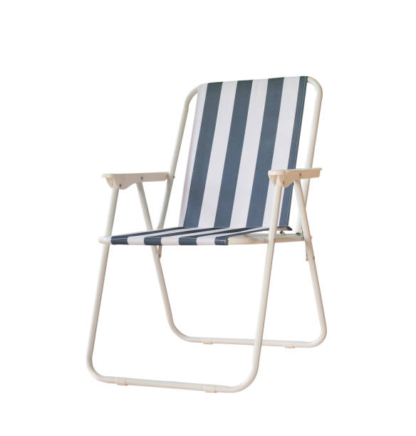 istock Beach folding chair isolated on white background,Clipping path 1379911087