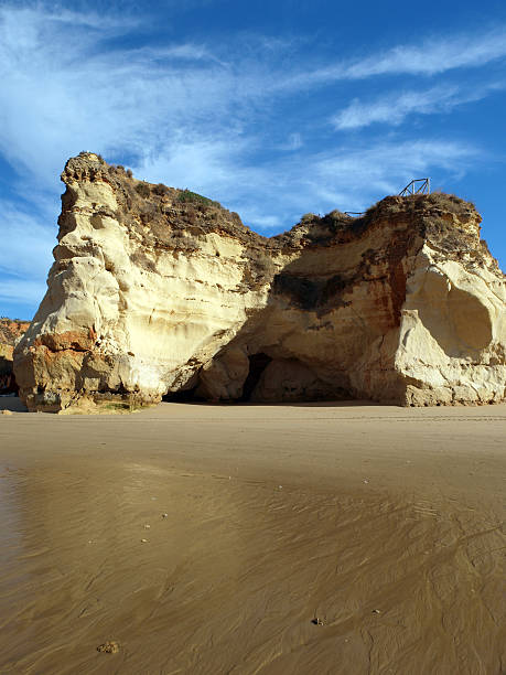 istock Caves and colourful rock formations on the Algarve coast 137991267