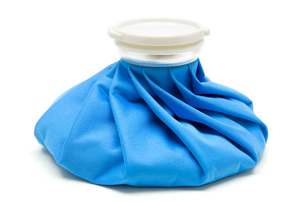 okład z lodu - ice pack ice headache bag zdjęcia i obrazy z banku zdjęć