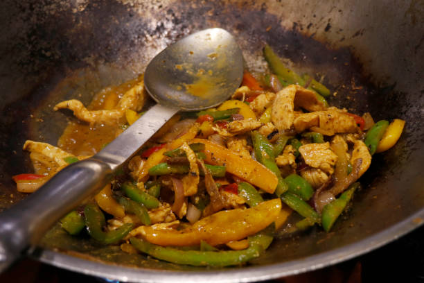 istock stir fried chicken and vegetable in a saute pan 1379941911