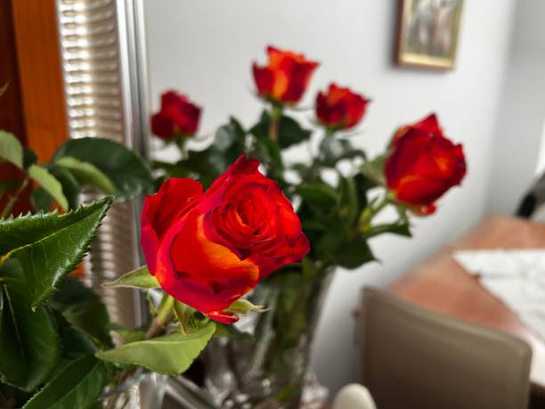 istock Rose bouquet foul frame 1379946156