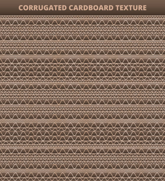 ilustrações de stock, clip art, desenhos animados e ícones de vector brown board or cardboard texture. background with stacks of cardboard boxes. cardboard craft paper template. - corrugated cardboard cardboard backgrounds material